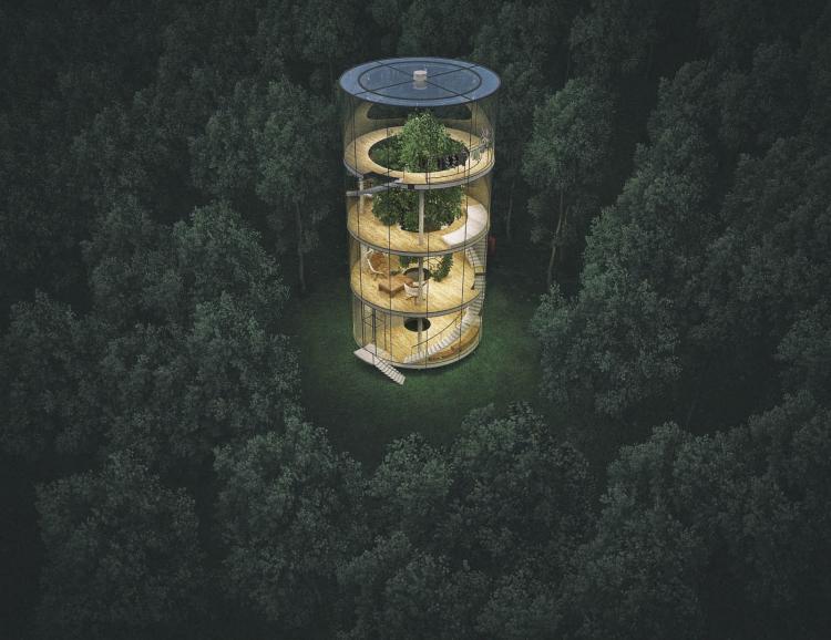  - Bivouac de luxe : la maison dans la forêt