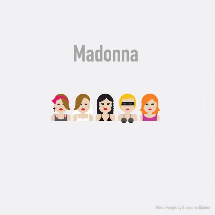  - DIAPO. Les stars de la musique en version emojis, ça donne ça...