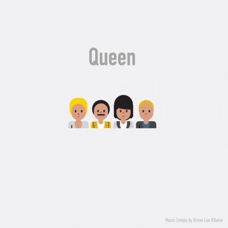  - DIAPO. Les stars de la musique en version emojis, ça donne ça...