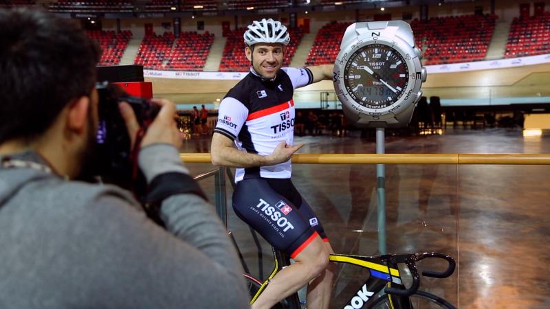  - Shooting photos avec François Pervis au Vélodrome National