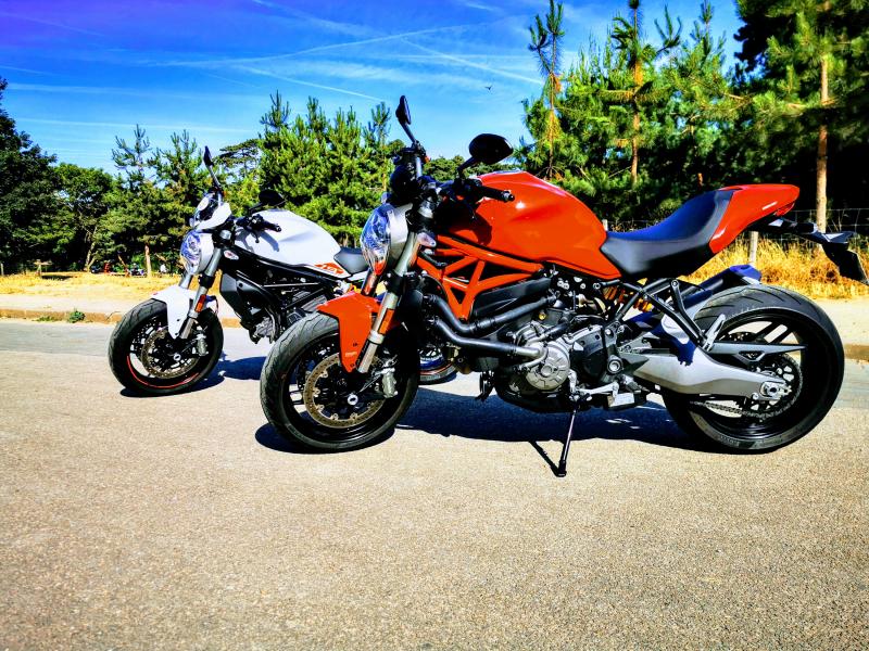  - Balade en Ducati Monster 797 et Ducati Monster 821