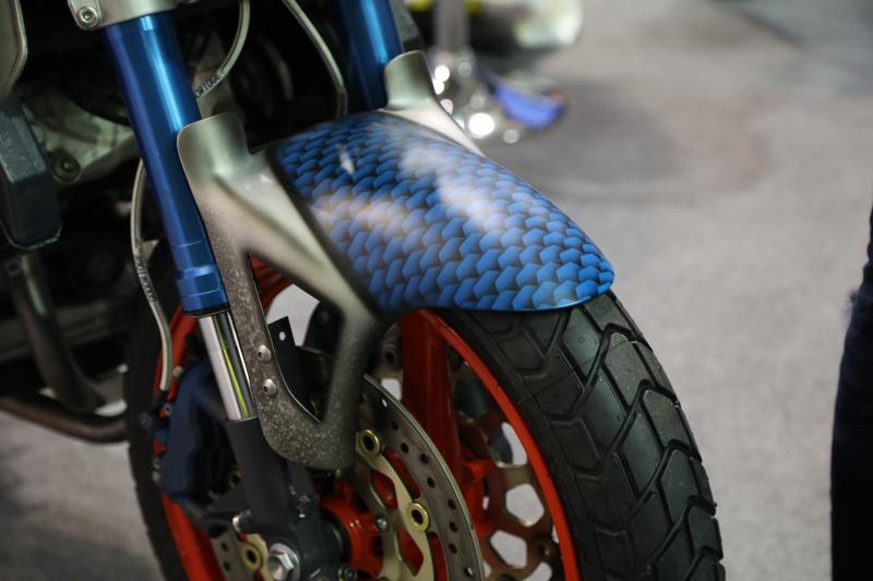  - Quand Captain America a sa Honda VFR 800 à l'EICMA 2019 !