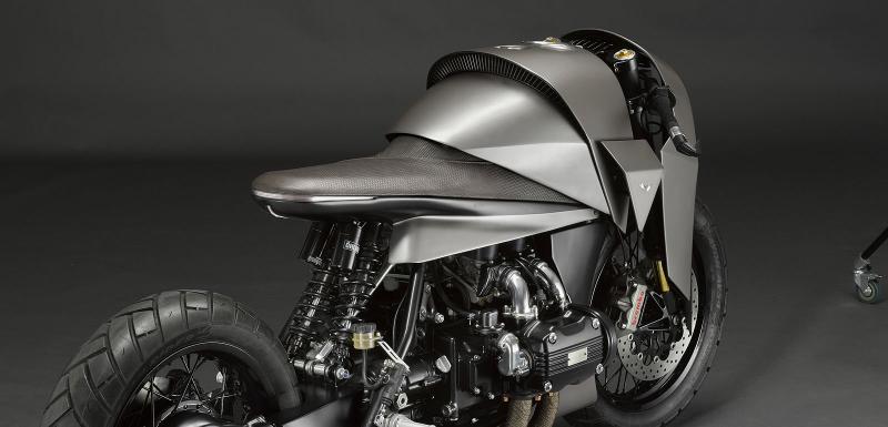  - Honda Gold Wing GL1000 Kenzo | La prépa samouraï par Death Machines of London