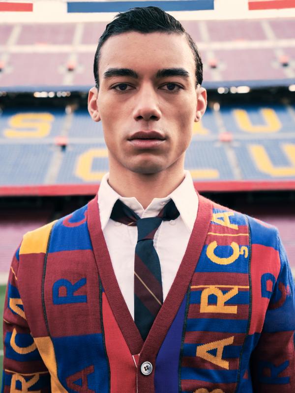  - La nouvelle collection capsule FC Barcelone de Thom Browne