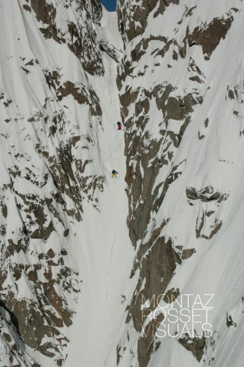  - Première descente du couloir Frigor