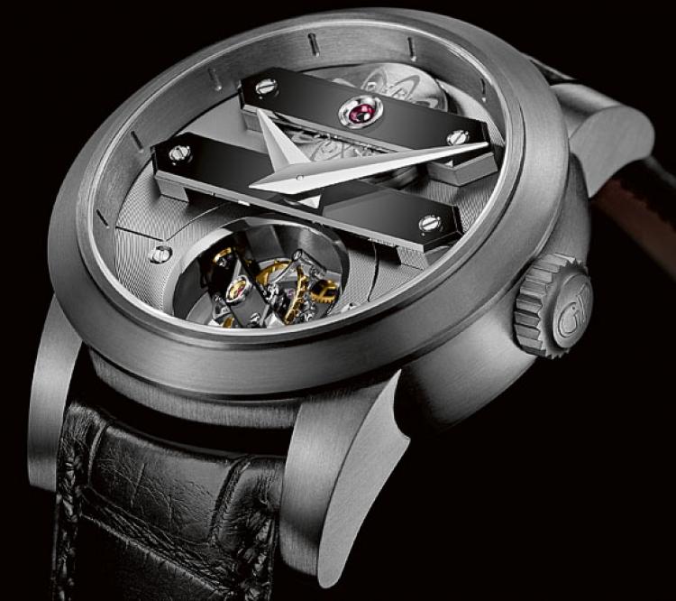  - Girard-Perregaux Tourbillon Bi-Axial Tantale et Saphir