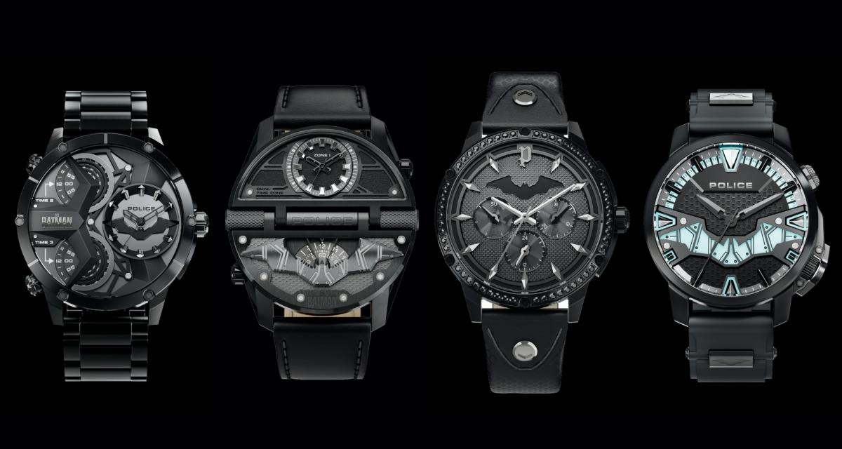 Une collection de montres esprit Gotham City, signée Police et The Batman