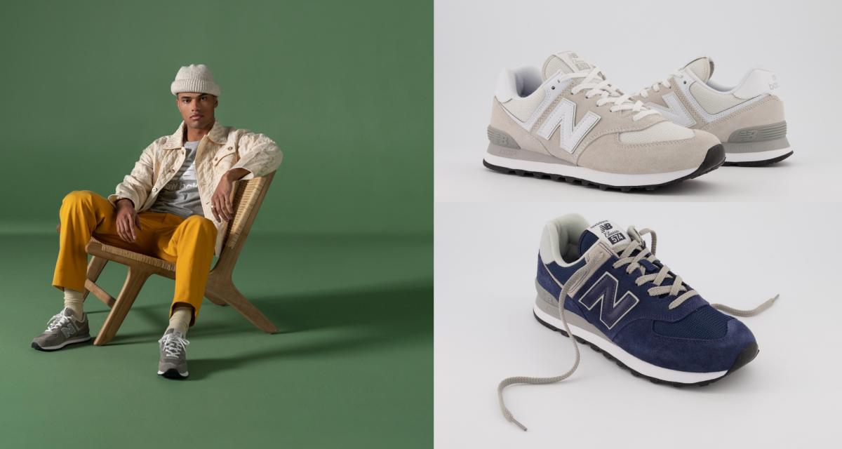 La New Balance 574 saute à pieds joints dans l’éco-responsabilité