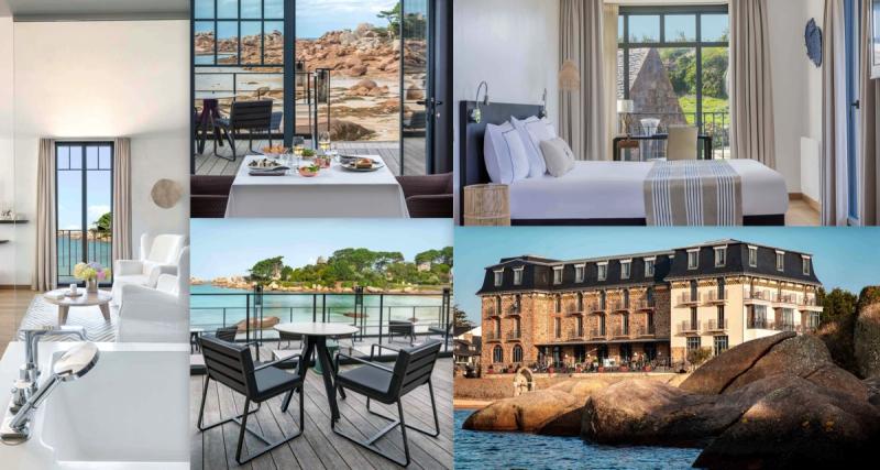 5 hôtels de luxe ou de charme en Bretagne où faire étape le long de la Côte de Granit Rose - Hôtel Castel Beau Site à Perros-Guirec