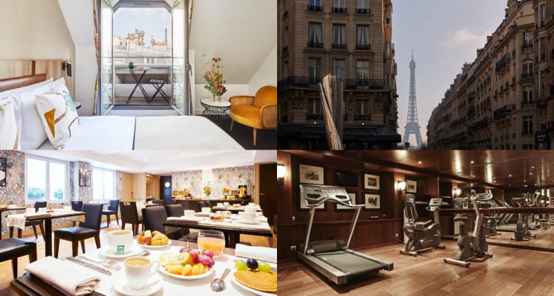 Cinq hôtels quatre étoiles qu’on aime à Paris - Hôtel Plaza Tour Eiffel