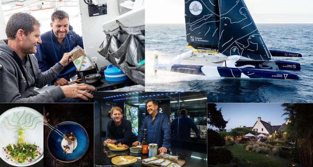 Un chef étoilé dans le cockpit du skipper Charles Caudrelier