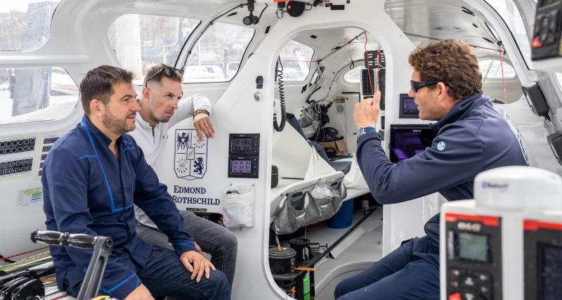 Un chef étoilé dans le cockpit du skipper Charles Caudrelier - Cuisine sur-mesure et "carte postale émotionnelle"