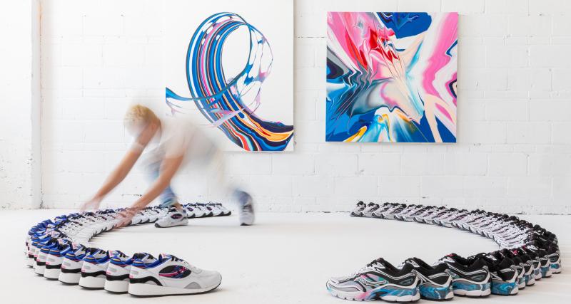  - Saucony et l'artiste Callen Schaub : une collaboration entre style et performance