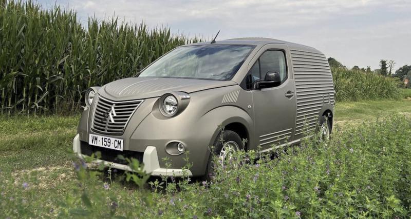  - Un Citroën Berlingo transformé en 2CV Fourgonnette moderne