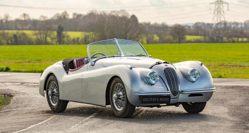  - Remise à neuf et convertie à la conduite à droite, cette Jaguar XK120 de 1953 est à vendre