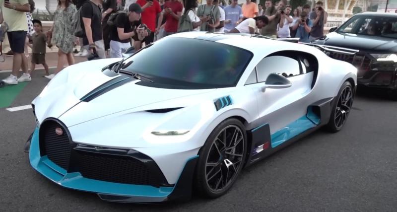  - Cette Bugatti Divo est unique en son genre, elle fait sensation auprès des badauds de la principauté