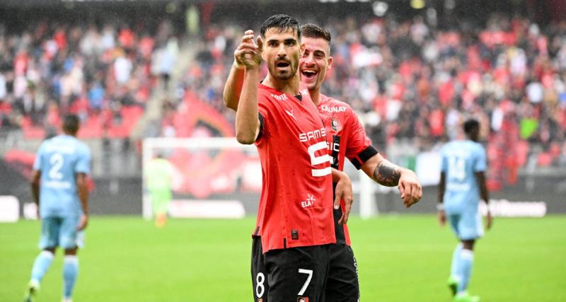  - Rennes domine Ajaccio à la mi-temps 
