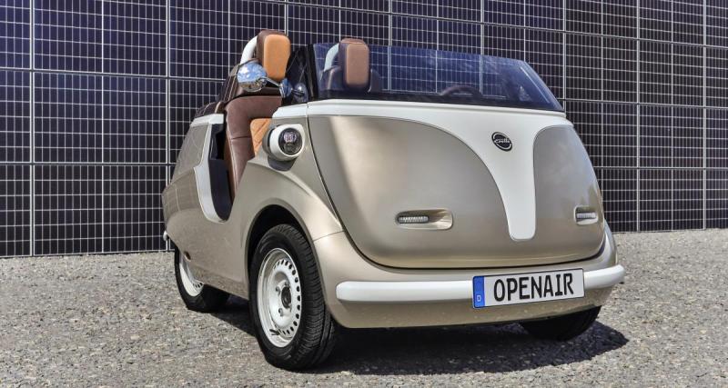  - Evetta Openair (2022) : un petit cabriolet électrique idéal pour passer de la ville à la plage