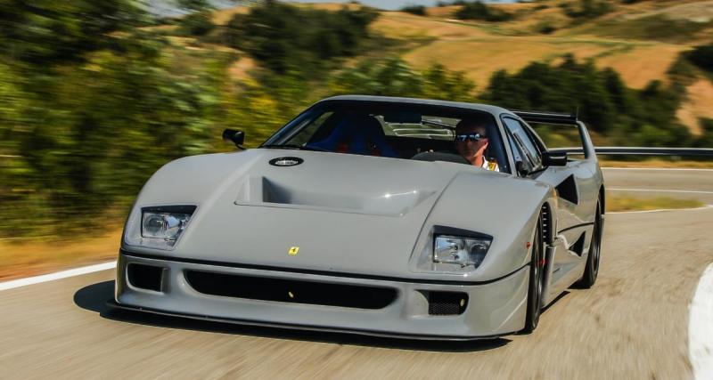  - Ferrari F40 “Competizione” : 1000 ch et teinte gris Nardo pour la mythique supercar