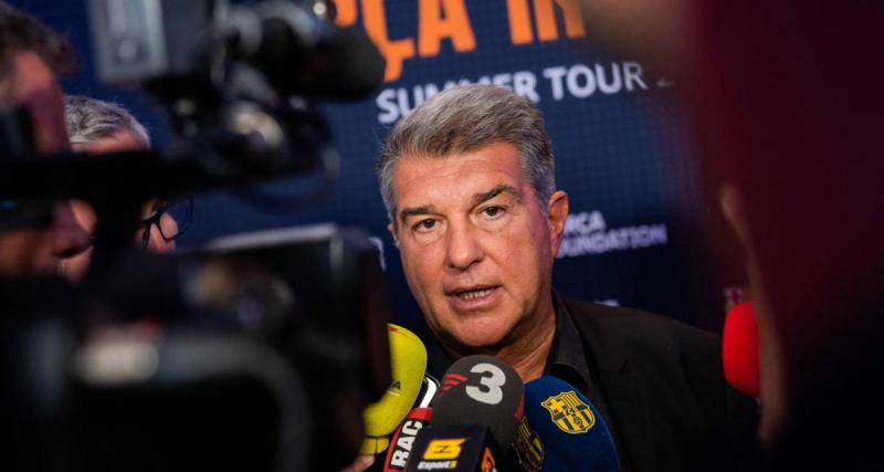  - Barça - Valladolid : Laporta s'affiche avec un cocard impressionnant, le club en précise la raison