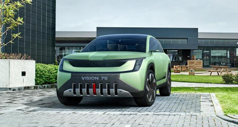  - Skoda Vision 7S : changement de logo en prime