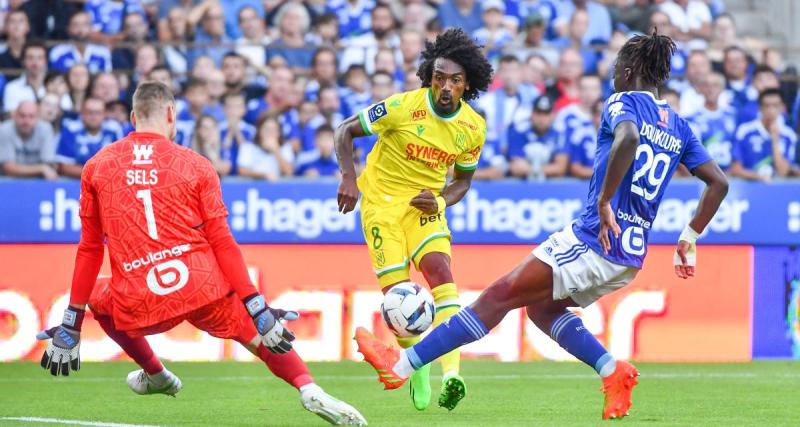  - L'OL devant, le FC Nantes dominé par Strasbourg (mi-temps)