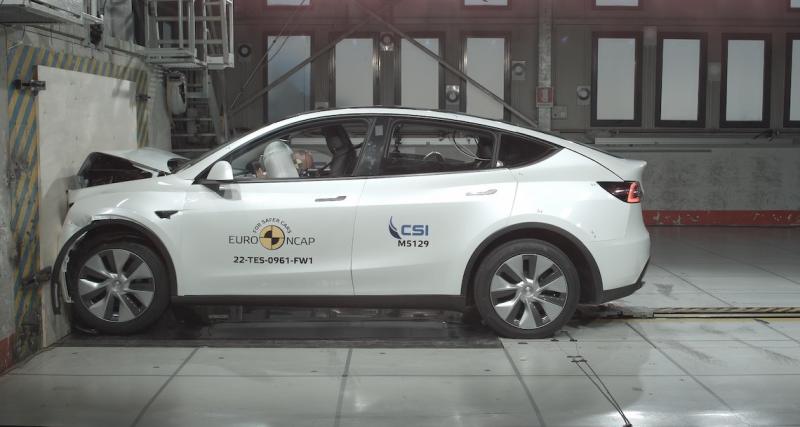  - Tesla Model Y : 5 étoiles au crash-test Euro NCAP