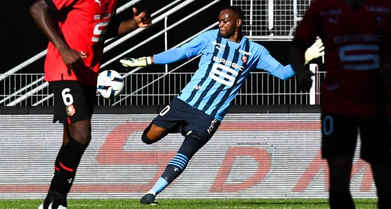  - Stade Rennais - Auxerre : Mandanda réagit à sa passe décisive 