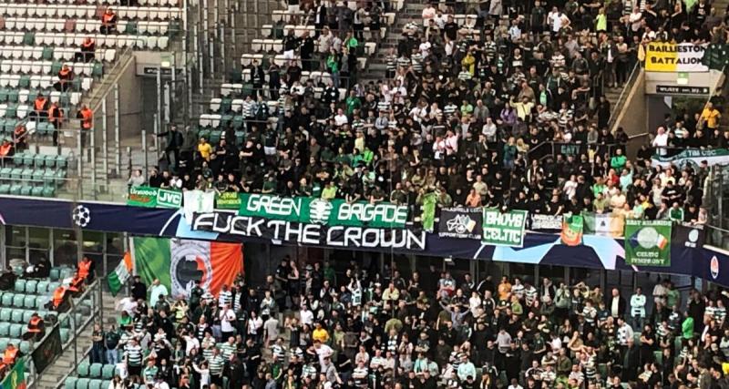  - Décès d'Elizabeth II : une banderole insultante des supporters du Celtic fait parler