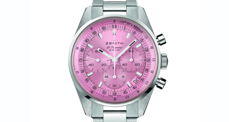  - Zenith Chronomaster Original Pink : chaque seconde compte contre le cancer