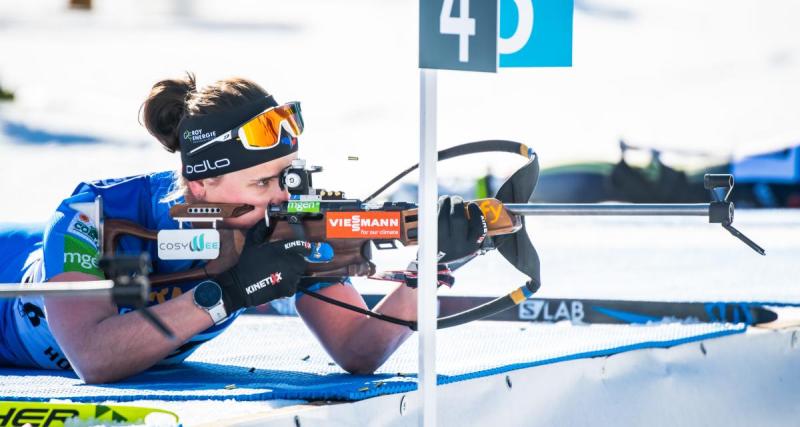  - Biathlon : Éric Perrot et Julia Simon, champions de France d'été du sprint court