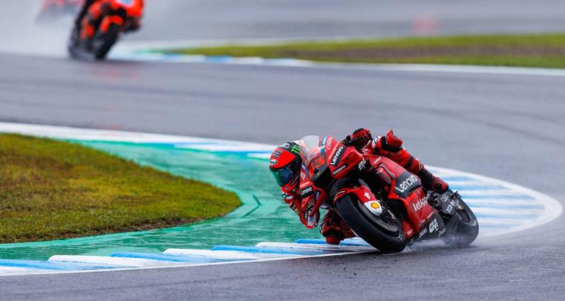  - GP du Japon de MotoGP : la chute de Francesco Bagnaia en vidéo