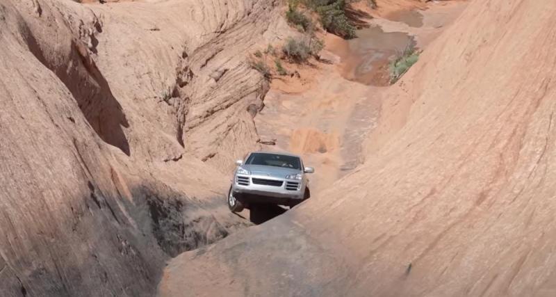  - Ce Porsche Cayenne de série ne fait qu'une bouchée de la montée du Hell's Gate