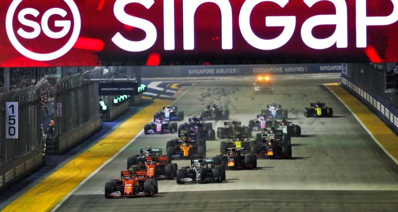  - F1 GP Singapour 2022 : le programme TV complet