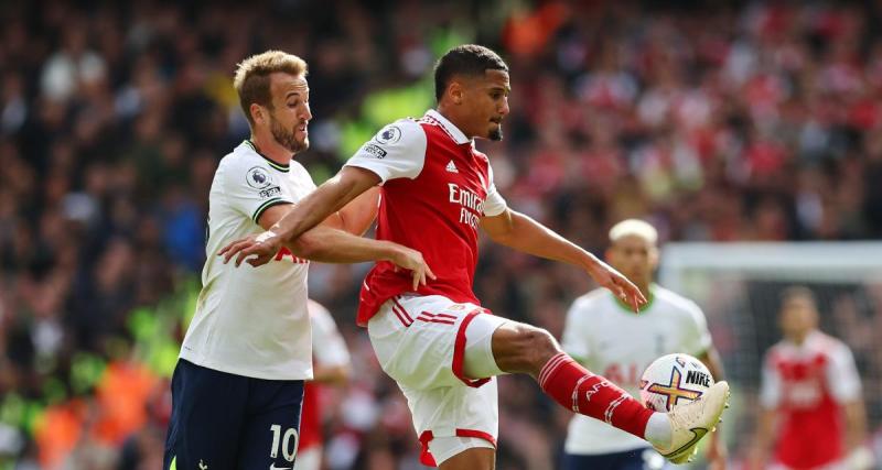  - Arsenal - Tottenham : le petit pont dévastateur de Saliba en pleine surface (vidéo)