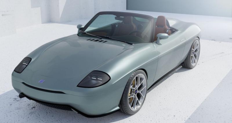  - La Fiat Barchetta des années 1990 transformée en restomod électrique