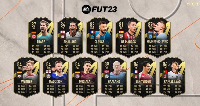  - Haaland, Trapp, Ben Yedder, la TOTW #3 est tombée sur FIFA 23 !