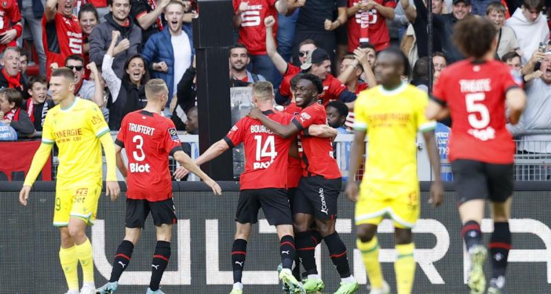  - Rennes mène logiquement contre Nantes à la mi-temps