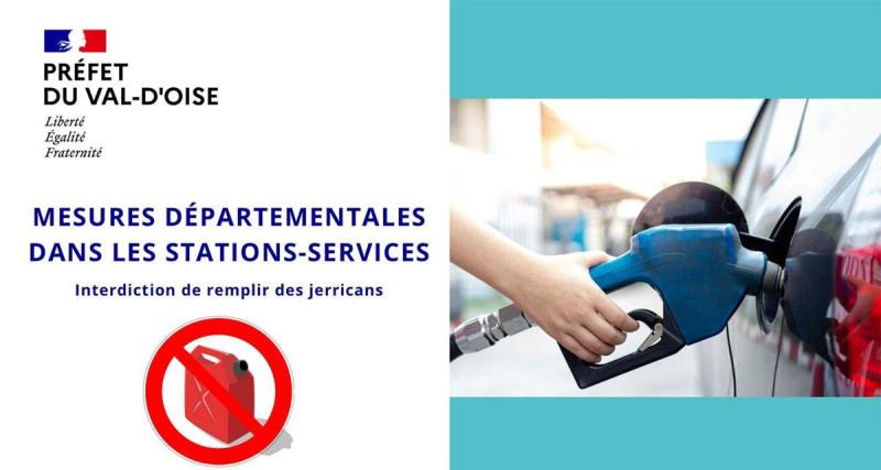  - Carburant : le remplissage de jerricans interdit dès mardi 