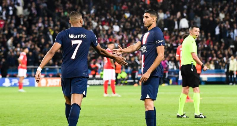  - PSG – Benfica : Hakimi revient sur la rumeur d’un départ de Mbappé !