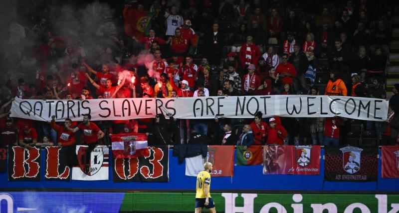  - PSG : la banderole assassine des supporters de Braga à l'encontre de QSI !