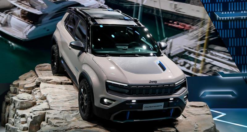  - Jeep Avenger 4xe Concept (2022) : le premier SUV électrique de Jeep passe en mode tout-terrain