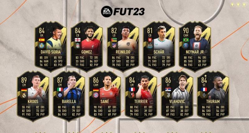  - Neymar, Kross, Terrier, la TOTW #5 est tombée sur FIFA 23 !