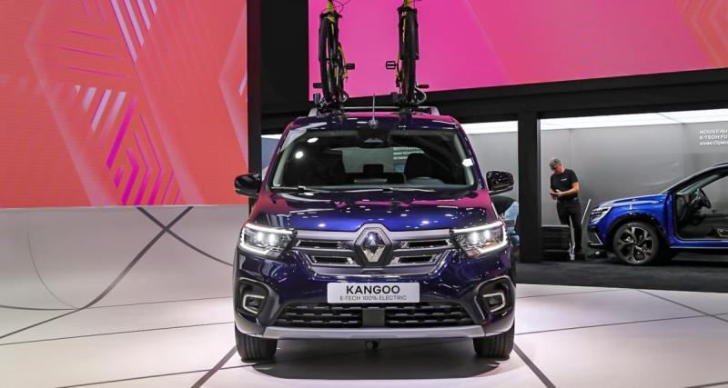  - Le Renault Kangoo E-Tech Electric est exposé au Mondial de l’Auto 2022, nos photos du ludospace zéro émission