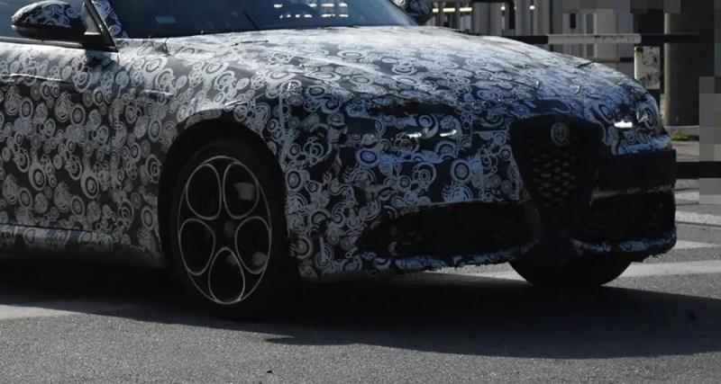  - Spyshot : Alfa Romeo Giulia MY2023