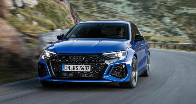  - Audi RS 3 Performance Edition (2022) : la compacte revoit sa puissance à la hausse, mais aussi son prix