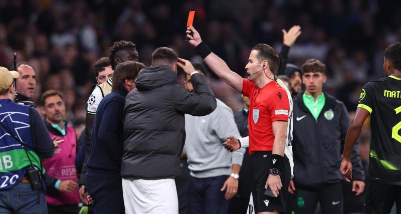  - Tottenham - Sporting : l'énorme colère de Conte, exclu et suspendu face à l'OM ! 