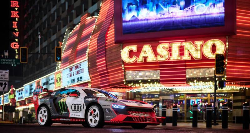  - Ken Block inaugure le Gymkhana électrique à Las Vegas