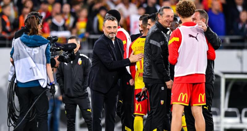  - Lens - Toulouse : Franck Haise savoure la victoire de son équipe 