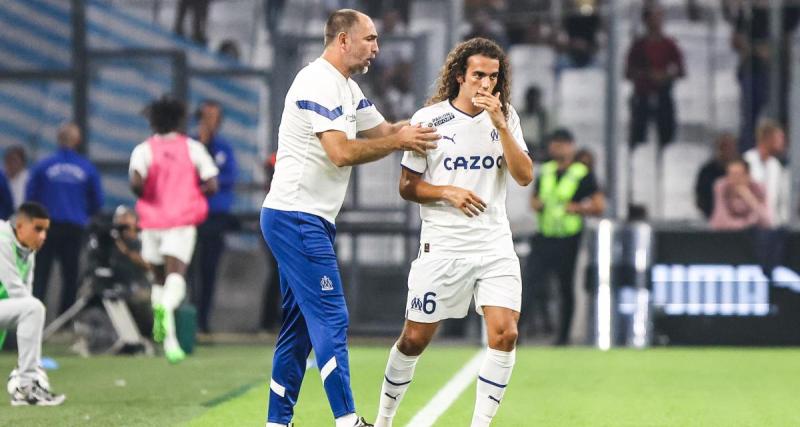  - OM : Guendouzi réagit à son changement de poste et se met à genoux devant Tudor